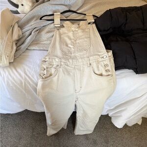 Free people barrel overalls